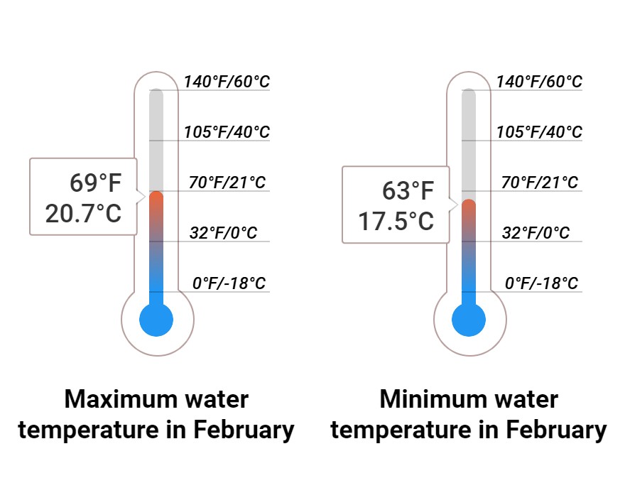 Average Sea temperature